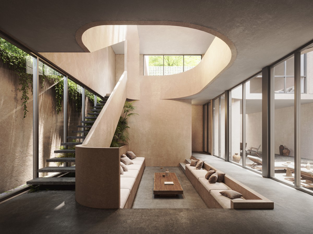 Villa Tikal living interior